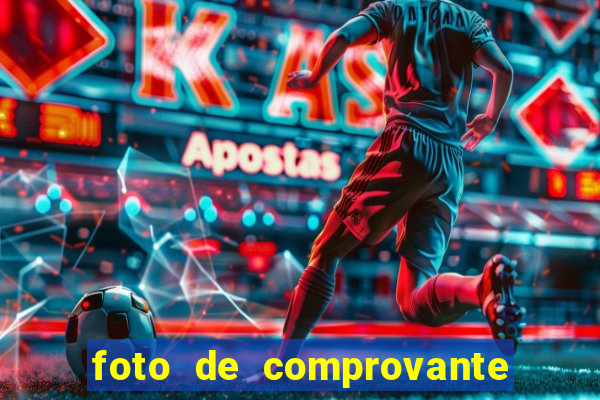 foto de comprovante de pix falso